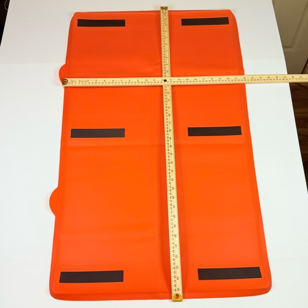 36'' Griddle Mat Food Grade Silicone Grill Cover for Blackstone Barbecue Orange - Picture 7 of 8